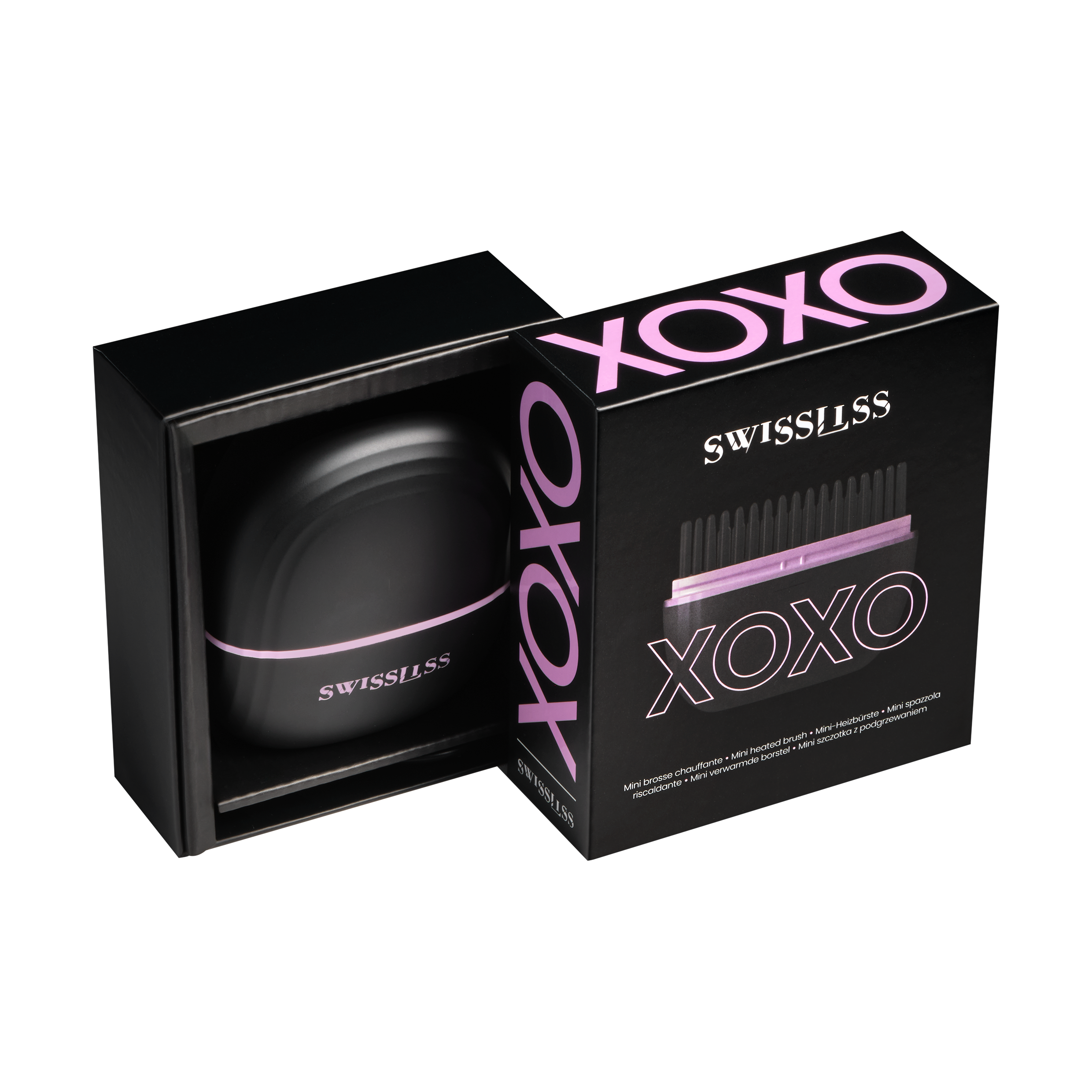 XOXO - Brosse chauffante de poche